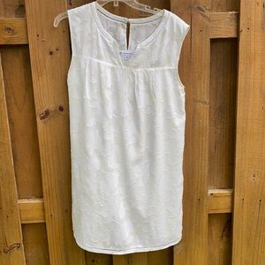 Southern tide white silk /cotton dress size 8